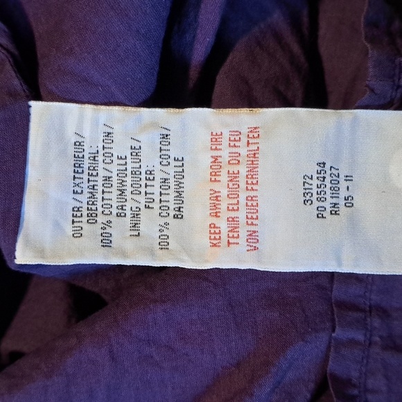 Mini Boden girls size 4-5 years purple with red dots dress, has pockets #1 of 2 - Picture 6 of 6